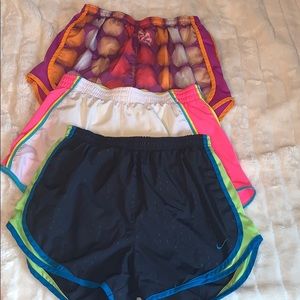 3 pairs of Nike shorts